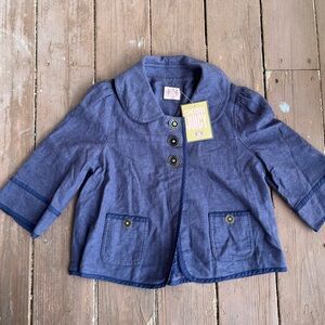 Juicy Couture Women’s Blazer in Denim Blue NWT